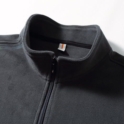 【摇粒绒】【新款DWN】大依优型大码摇粒绒抓绒外套立领休闲男宽松加肥加大码上衣胖子 商品图7