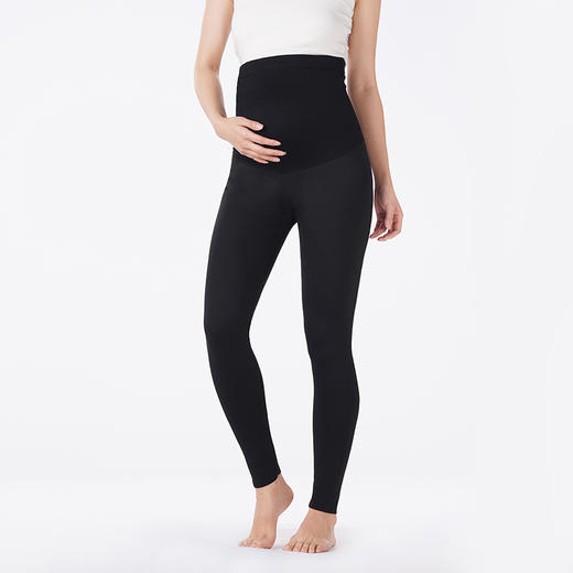 都市丽人打底裤舒暖外穿裤保暖裤锦纶中厚孕妇九分裤一条LLT9A4 商品图1