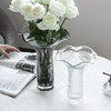 现代北欧轻奢简约泡泡纱玻璃花瓶花器家居软装摆件装饰 商品缩略图1