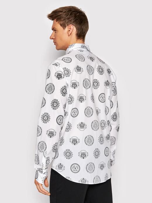 【超惠秒】Versace 范思哲 男士印花全棉休闲长袖衬衣 10521 商品图1