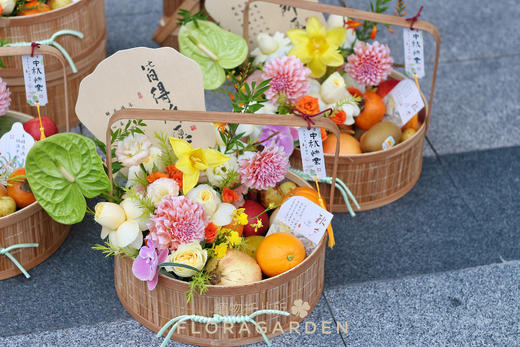 水果手提花篮 商品图2