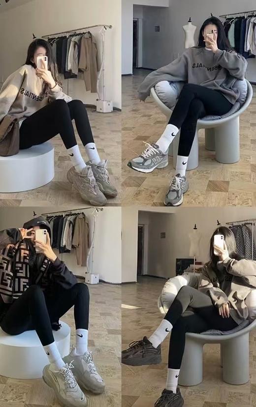 勾子袜组团一包10双85%棉中筒袜 商品图13