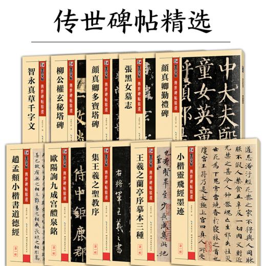 墨点字帖 传世碑帖第一辑12册可选 商品图1