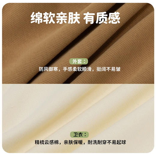 贝贝怡童装男童外套连帽卫衣2件套2024秋新款潮酷帅气夹克棒球服ZB3DS045 商品图6