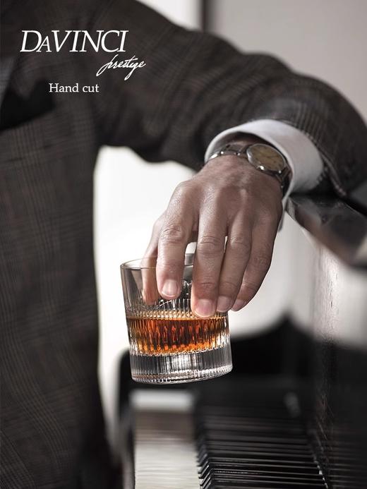 【样品特惠4折，仅1套，无货退款】DAVINCI达芬奇进口威士忌酒杯手工水晶玻璃杯洋酒杯高级礼盒套装达芬奇精雕威士忌对杯290ml 商品图2
