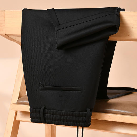 【特大码】【DSZ】大依优型大码松紧腰直口直筒休闲运动裤休闲裤加肥加大运动长裤胖子裤子 商品图6