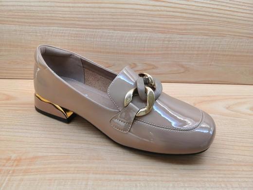 豪行真皮女鞋22349858舒适时尚低跟甜美休闲单鞋 商品图0