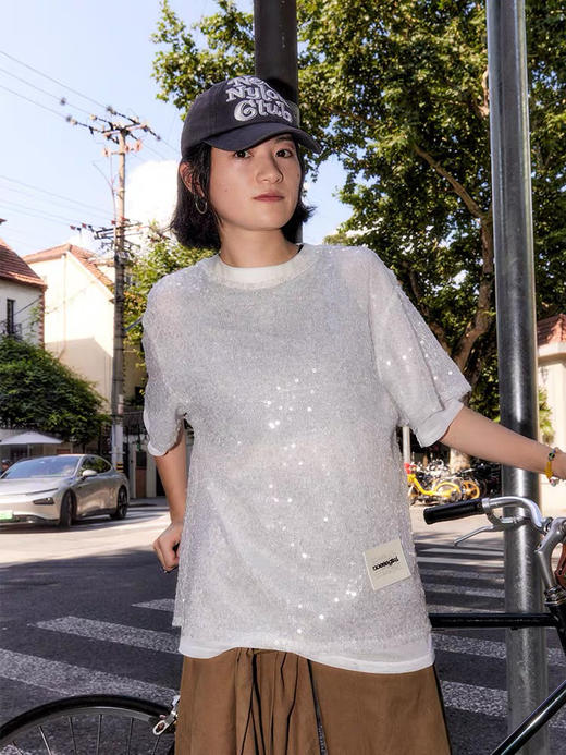 珠片短袖 商品图1