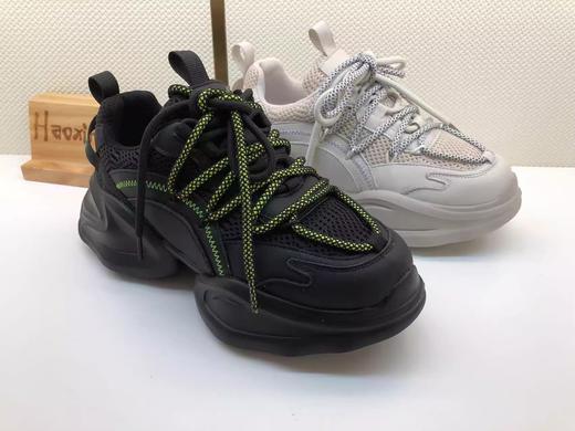 豪行时尚休闲运动百搭女鞋老爹鞋22377701尺码偏小  建议拍大一码 商品图0