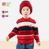 纯棉撞色儿童毛衣2024年春秋新款男中小童时尚针织衫洋气线衫ZB3DS056 商品缩略图0