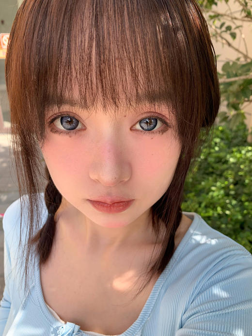 【大直径混血】D27·雪蓝水母·Winni丨14.5mm（日抛/一大盒10片装） 商品图9