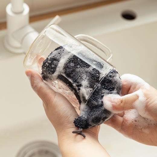 摩登主妇针织洗碗海绵擦双面刷碗筷专用刷锅抹布厨房百洁布魔力擦 商品图4