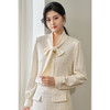 米思阳2025秋季新款通勤百搭设计感衬衫重工提花肌理感上衣女4265 商品缩略图1