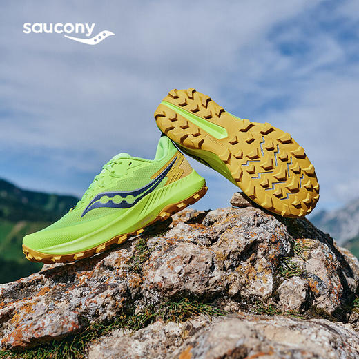 Saucony索康尼 游隼14 男款户外徒步越野防滑舒适缓震运动鞋 商品图1