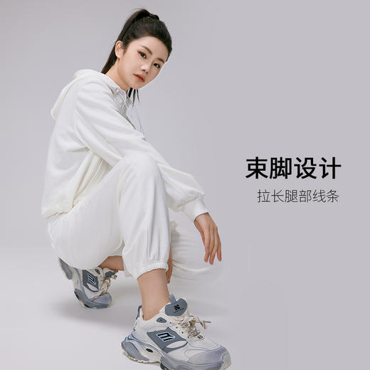 I'd爱帝休闲运动裤透气棉亲肤吸汗舒适宽松束脚卫裤 商品图2