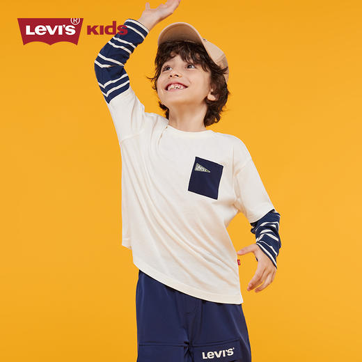 LEVIS 秋 大童小童 长袖T恤 LVB-FF-J595 商品图3