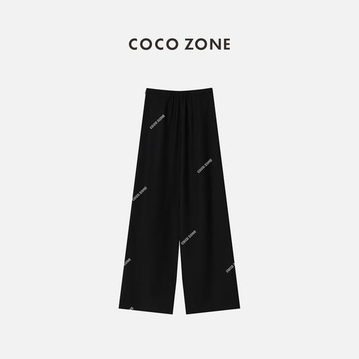  COCO ZONE 时尚长裤松紧腰休闲直筒裤 23C18239 商品图1