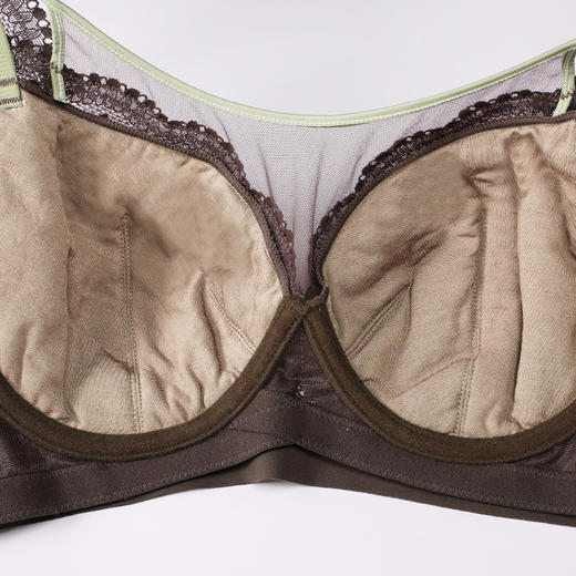 都市丽人内衣完美包容常规文胸蕾丝超薄文胸3/4杯四排扣软钢圈YBT3S6 商品图8