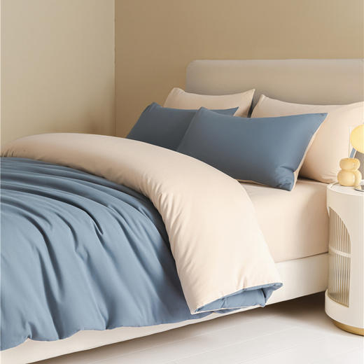 【A类加厚长绒棉磨毛四件套】秋冬季 全棉纯棉被套床单三件套 简洁纯色家纺 商品图13