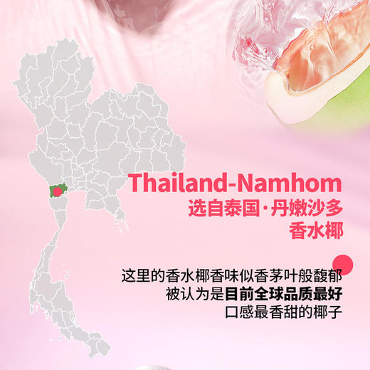 【酷可椰】100%NFC粉红椰子水300ml*15瓶 商品图4