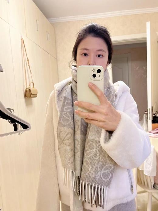 抢抢90羊毛10山羊绒low围巾超经典款 商品图5