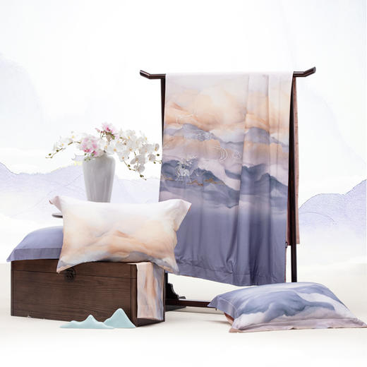 多喜爱山海经 60S贡缎磨绒四件套 山海鸣灵 商品图4