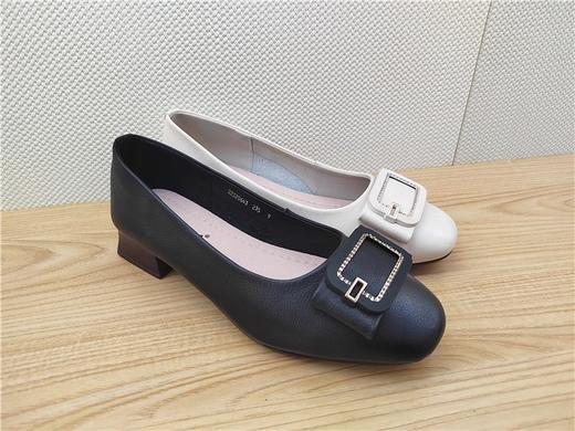 豪行秋季22320663真皮职业休闲低跟女鞋单鞋皮鞋 商品图3