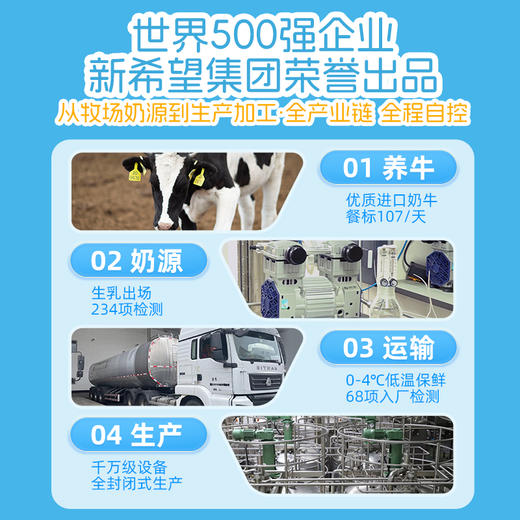 【儿童专属酸奶原味】新希望象爸星球常温儿童酸奶原味120g*10袋装 0香精 商品图3