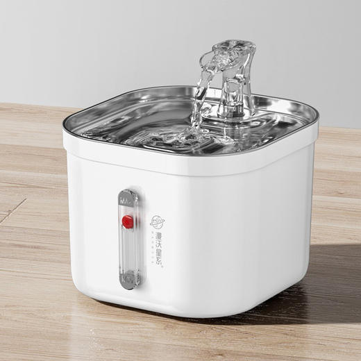 漫沃星系 宠物自动饮水机MC-Y101  304不锈钢盘活氧循环水 商品图5