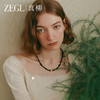 ZEGL设计师落日鎏金系列黑玛瑙项链女款2024新款轻奢小众串珠配饰 商品缩略图0