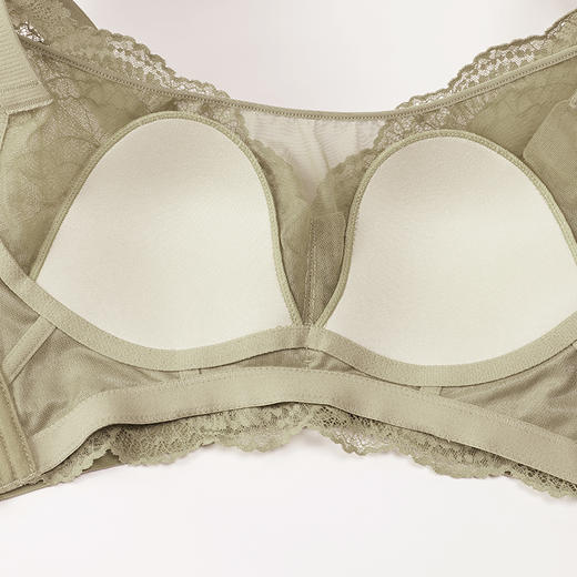 都市丽人内衣完美包容常规文胸蕾丝超薄文胸3/4杯四排扣无钢圈YBT2S5 商品图8