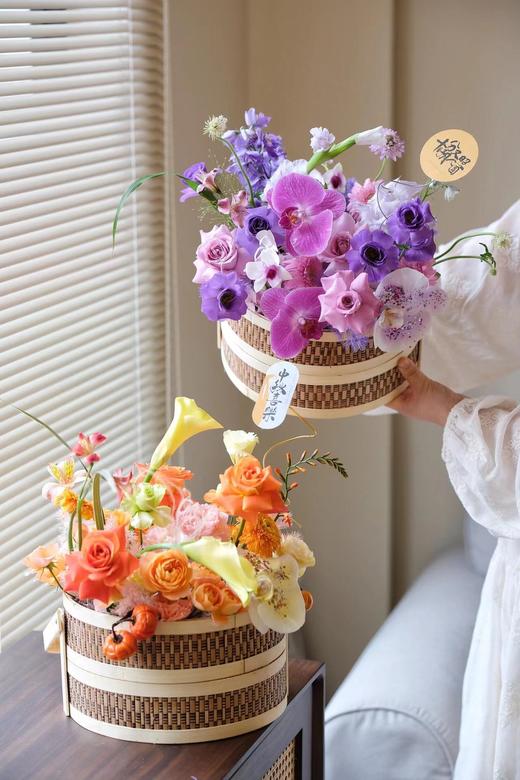 鲜花手提花篮 商品图2