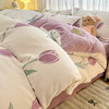 冬季【A类母婴级牛奶绒四件套】保暖加厚雕花加绒双面绒 防静电四件套 商品缩略图14