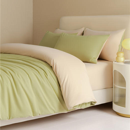 【A类加厚长绒棉磨毛四件套】秋冬季 全棉纯棉被套床单三件套 简洁纯色家纺 商品图10