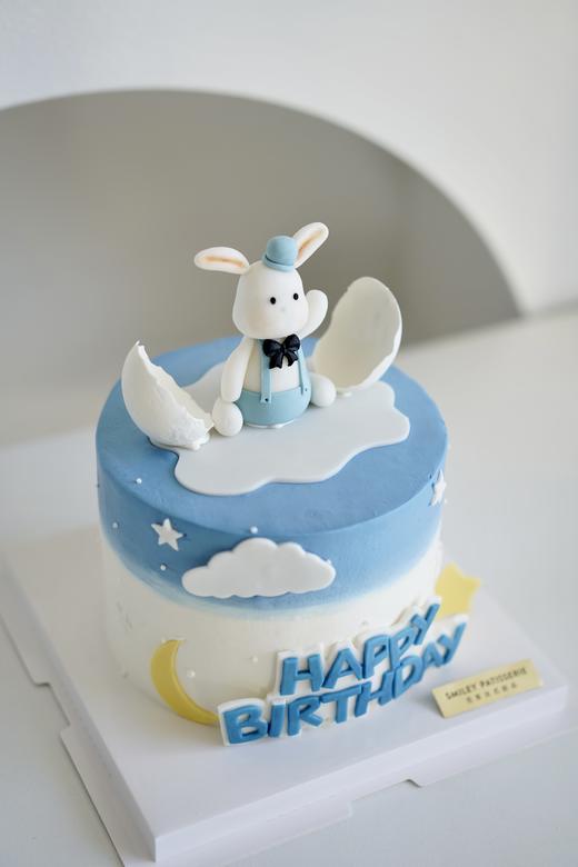 主题奶油蛋糕 | 鲜果原味奶油 - 蓝色兔宝宝 商品图2