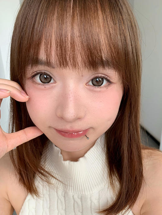 【大直径日抛】D28·蜜茶珊瑚·Winni丨14.5mm（日抛/一大盒10片装） 商品图12