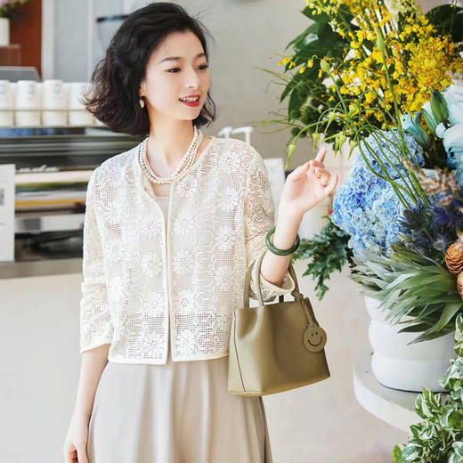 LPIUTY镂空刺绣外套， 香奶奶同款，法式浪漫风情【G】 商品图1