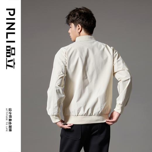 PINLI品立2024秋季新款男士多口袋棒球服宽松立领休闲夹克外套潮GD243104222 商品图2