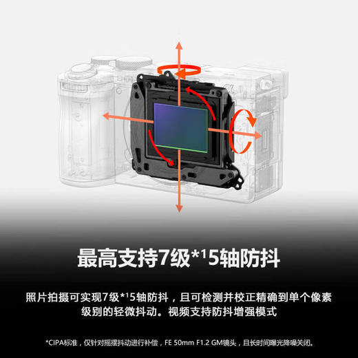 索尼（SONY）Alpha 7C II 新一代全画幅双影像小“7”银色 单机身 全画幅微单相机 创意滤镜 AI智能芯片 商品图5