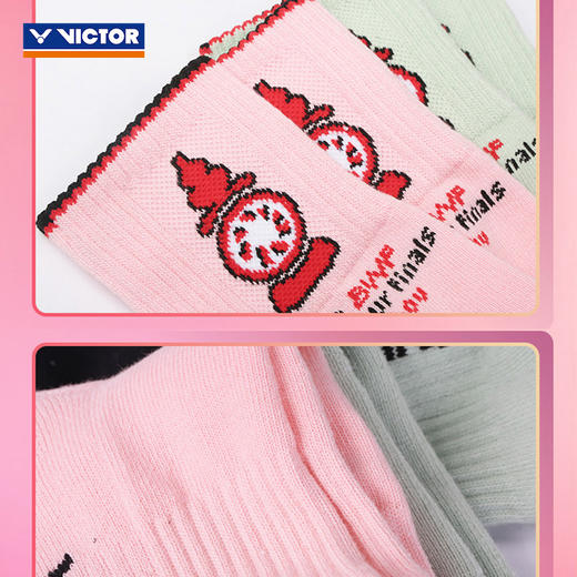 胜利威克多 羽联巡回总决赛纪念版 运动袜 SK408WT 商品图1