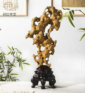 天然太湖石文人书房奇石摆件
