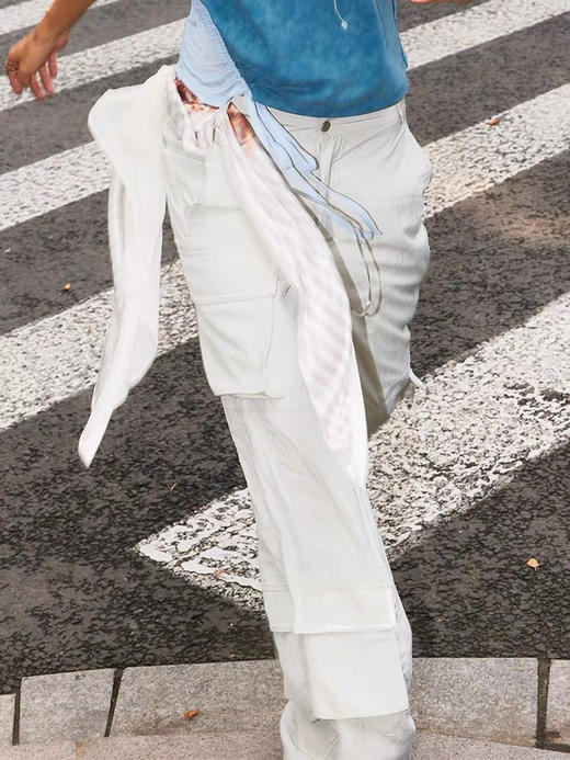 凉感垂坠工装裤 商品图0