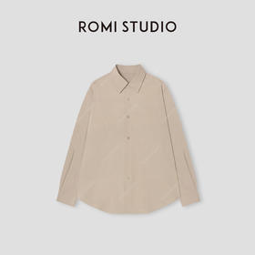 ROMI STUDIO “自我风度” 高支棉磨毛肤感宽松H版衬衣 431C3077