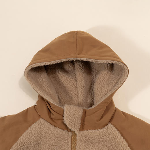 贝贝怡男童摇粒绒外套儿童24秋冬新款连帽拉链开衫风衣ZB3DS028 商品图7