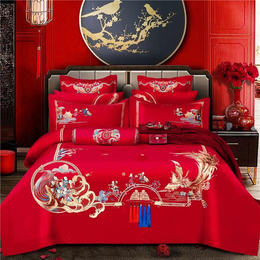 甄选全棉御喜婚庆四件套G117680018 商品图1