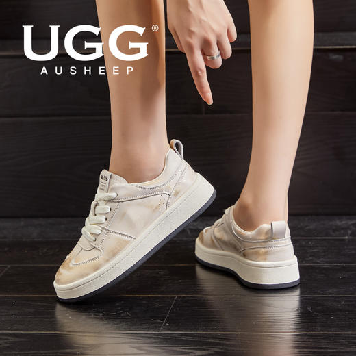 ugg板鞋时尚休闲平底鞋小白鞋厚底休闲百搭舒适新款 商品图4