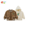 贝贝怡童装男童外套连帽卫衣2件套2024秋新款潮酷帅气夹克棒球服ZB3DS045 商品缩略图7