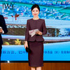 IWY/新款高级安哥拉红西装套裙长袖高级气质讲师商务通勤显瘦服装CS2040 商品缩略图2