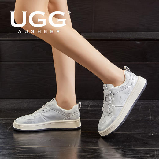 ugg板鞋时尚休闲平底鞋小白鞋厚底休闲百搭舒适新款 商品图6
