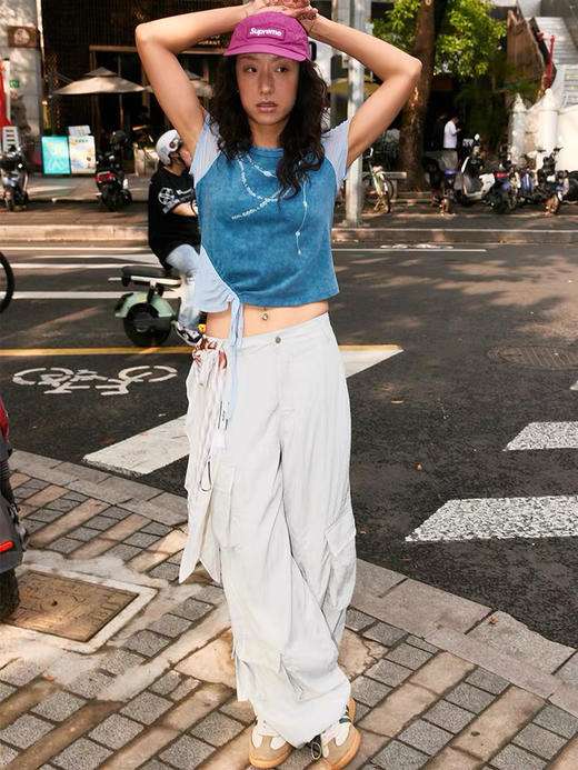 凉感垂坠工装裤 商品图2